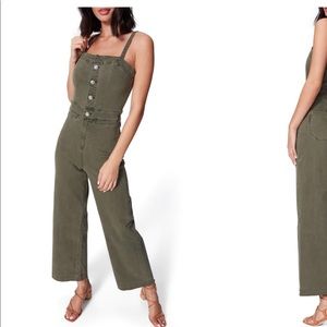 NWT Paige anessa culotte olive green jumpsuit